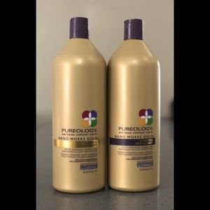 Pureology Nano Works Gold Shampoo/Cond set